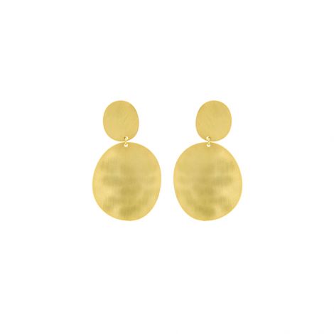 Gold rounds earrings