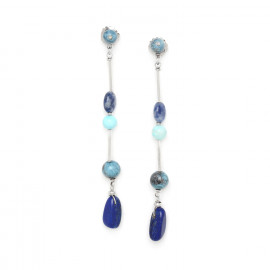 Earrings Blue stones - Nature Bijoux