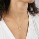 CONFETTIS 3 dangle necklace/peach Confettis - Olivolga Bijoux