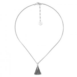 silver plated pendant necklace Palmier - Ori Tao