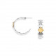 gold 18K creoles earrings Plaza - 