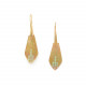 brownlip hook earrings Celadon - Nature Bijoux