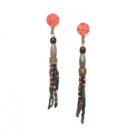 tassel earrings Pigments - Nature Bijoux