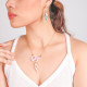 Cebu beauty necklace with dangles Lagoon - Nature Bijoux