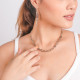 smoky quartz necklace with chain Ombre et lumiere - Nature Bijoux