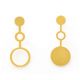 Ondes golden earrings - RAS