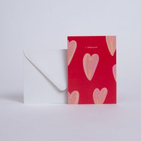 Card hearts l'amouuuur