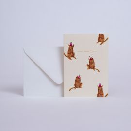 Card cats Joyeux Channiversaire - Season Paper