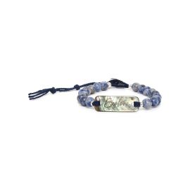 sodalite & blacklip bracelet Explore - 