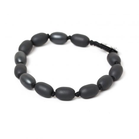 olive beads men bracelet Hematite