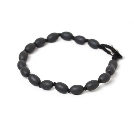 small olive beads men bracelets Hematite