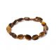 small oval beads men bracelet Tiger eye - Nature Bijoux