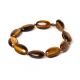 big oval beads men bracelet Tiger eye - Nature Bijoux