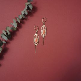 TOHU BOHU Nacarat earrings - Amélie Blaise