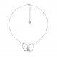 2 rings necklace Rokia - Ori Tao