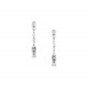 3 pc earrings Silver beads - Ori Tao