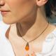 KALEIDOSCOPE orange wood necklace - Amélie Blaise