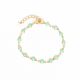 CONFETTIS enameled chain bracelet(green) Confettis - Olivolga Bijoux