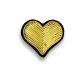 Golden heart brooch (Box size S) - Macon & Lesquoy