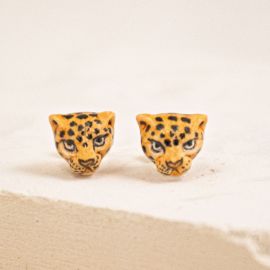 Leopard stud earrings - Nach