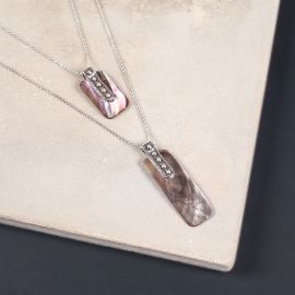 long necklace shell pendant El gaucho - Ori Tao