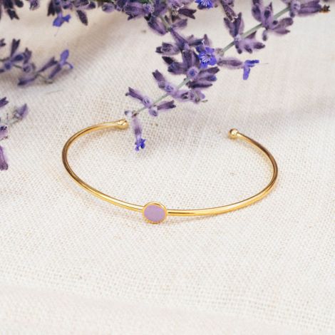 CONFETTIS cuff bracelet (lilac)