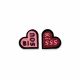 Iron-on patch Bisous Kiss - Macon & Lesquoy