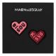 Iron-on patch Bisous Kiss - Macon & Lesquoy