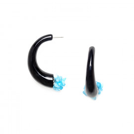 boucles d'oreilles créoles Cap horn - Nature Bijoux