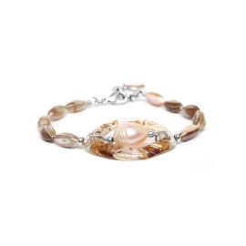 pearl in ring bracelet Altai - Nature Bijoux
