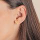 Boucles d'oreilles Cœur doré - 