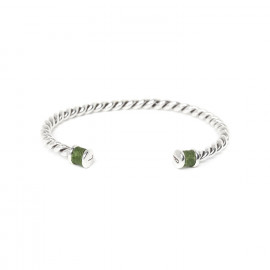 bracelet twist vert L "Cuff" - Ori Tao