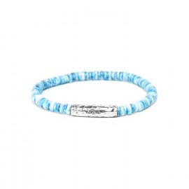 laguna blue heishi bracelet "Dagat" - Nature Bijoux