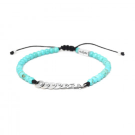 turquoise howlite bracelet "Disco" - Nature Bijoux