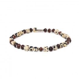 bracelet jaspe dalmatien "The way" - Nature Bijoux