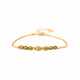 bracelet ajustable perles d'eau douce kaki "KUTA" "Les complices" - Franck Herval