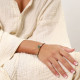 turquoise & hematite stretch bracelet "Vice versa" - Nature Bijoux
