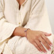 agate & hematite stretch bracelet "Vice versa" - Nature Bijoux