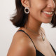 ring earrings "Herod" - Ori Tao