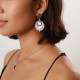 boucles d'oreilles poussoir rondes grand modèle "Lombok" - 