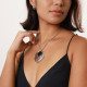 short necklace with big pendant "Lombok" - Ori Tao