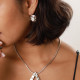 french hook earrings round "Samar" - Ori Tao