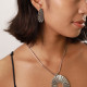 oval post earrings "Wavy" - Ori Tao