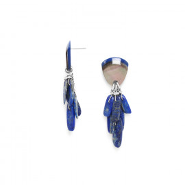 lapis lazuli sticks earrings "Abyss" - Nature Bijoux