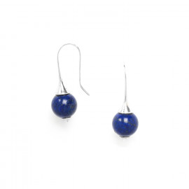 lapis lazuli bead hook earrings "Abyss" - Nature Bijoux
