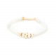 bracelet extensible simple "Ivory" - Nature Bijoux