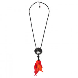 long necklace "Poisson rouge" - Nature Bijoux
