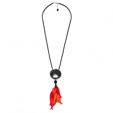 long necklace "Poisson rouge"