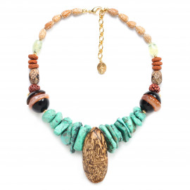 collier de chamane "Pokhara" - Nature Bijoux
