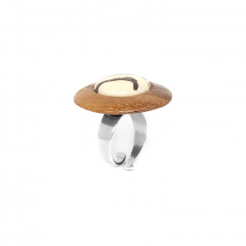 round wooden ring "Wildlife" - Nature Bijoux
